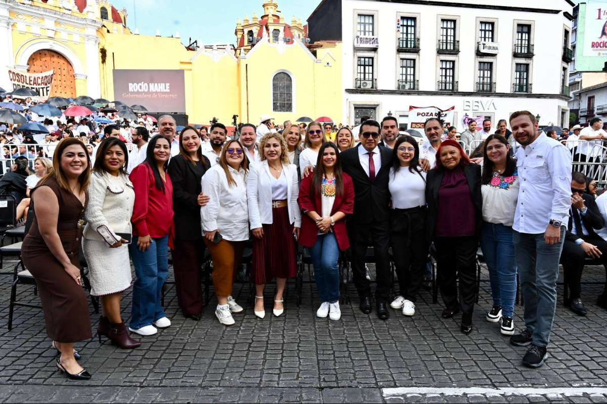 Congreso de Veracruz, presente en el Primer Informe de la gobernadora Rocío Nahle