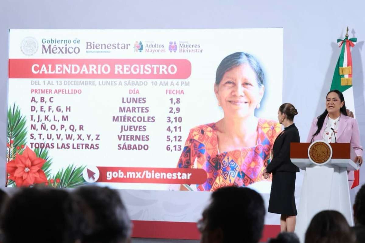 Del 1 al 13 de diciembre se realiza en todo el país el registro a la Pensión Mujeres Bienestar y a la Pensión para el Bienestar de las Personas Adultas Mayores: Ariadna Montiel