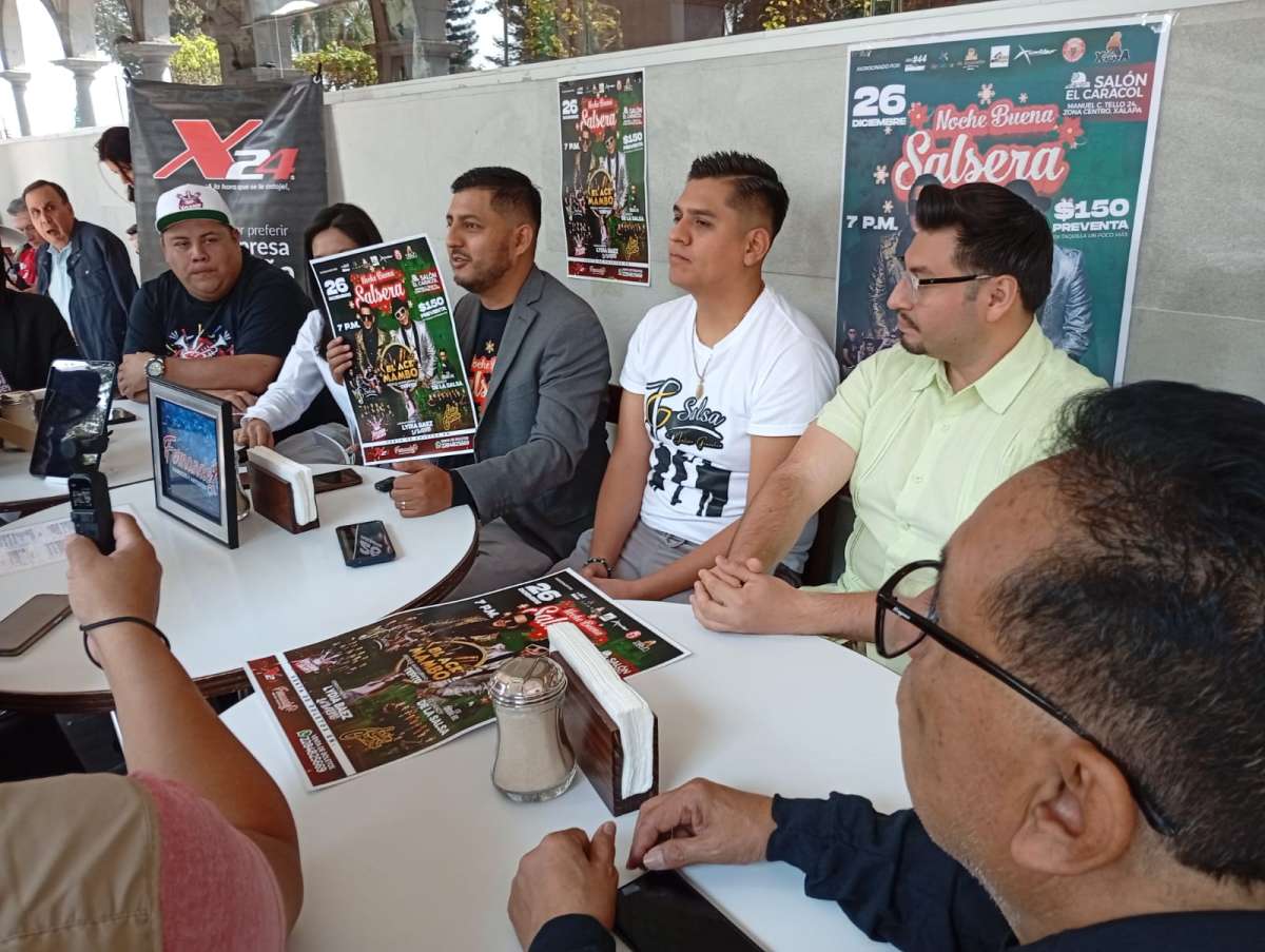 Invitan a la 2ª edición de “Nochebuena Salsera 2025” a realizarse el próximo 26 de diciembre en Xalapa