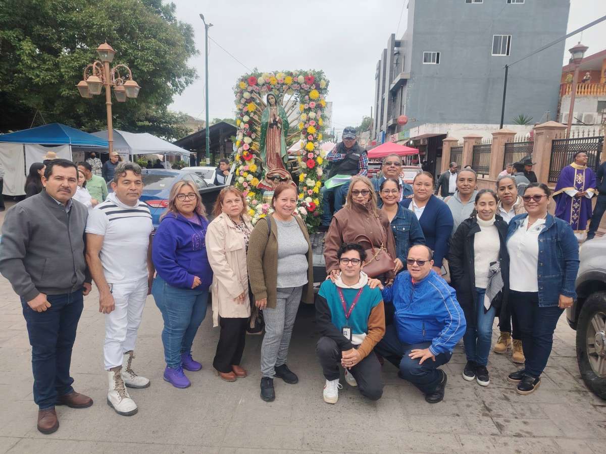 Participan en la Tradicional Peregrinación Personal del Sector Salud en Pánuco