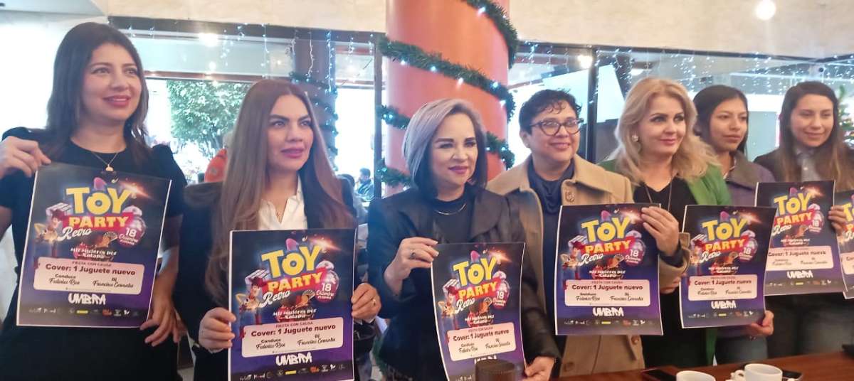 Colectivo Mil Mujeres por Xalapa invita a la fiesta Toy Party Retro con causa