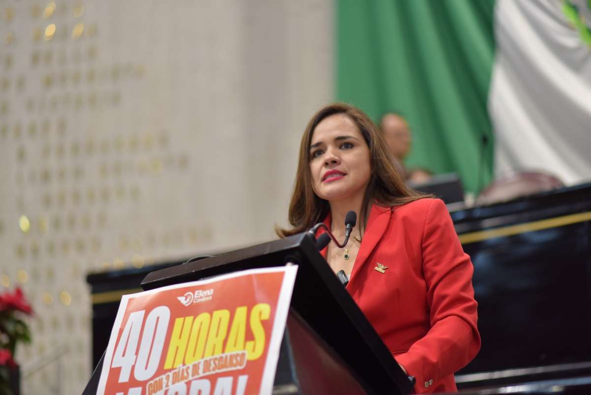 Elena Córdova reafirma postura de Movimiento Ciudadano: Las y los trabajadores de México merecen 40 horas… ahora”