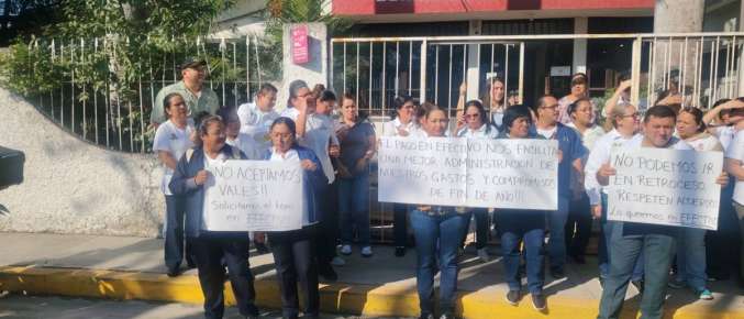 Se Manifestaron Trabajadores del Sector Salud en Pánuco