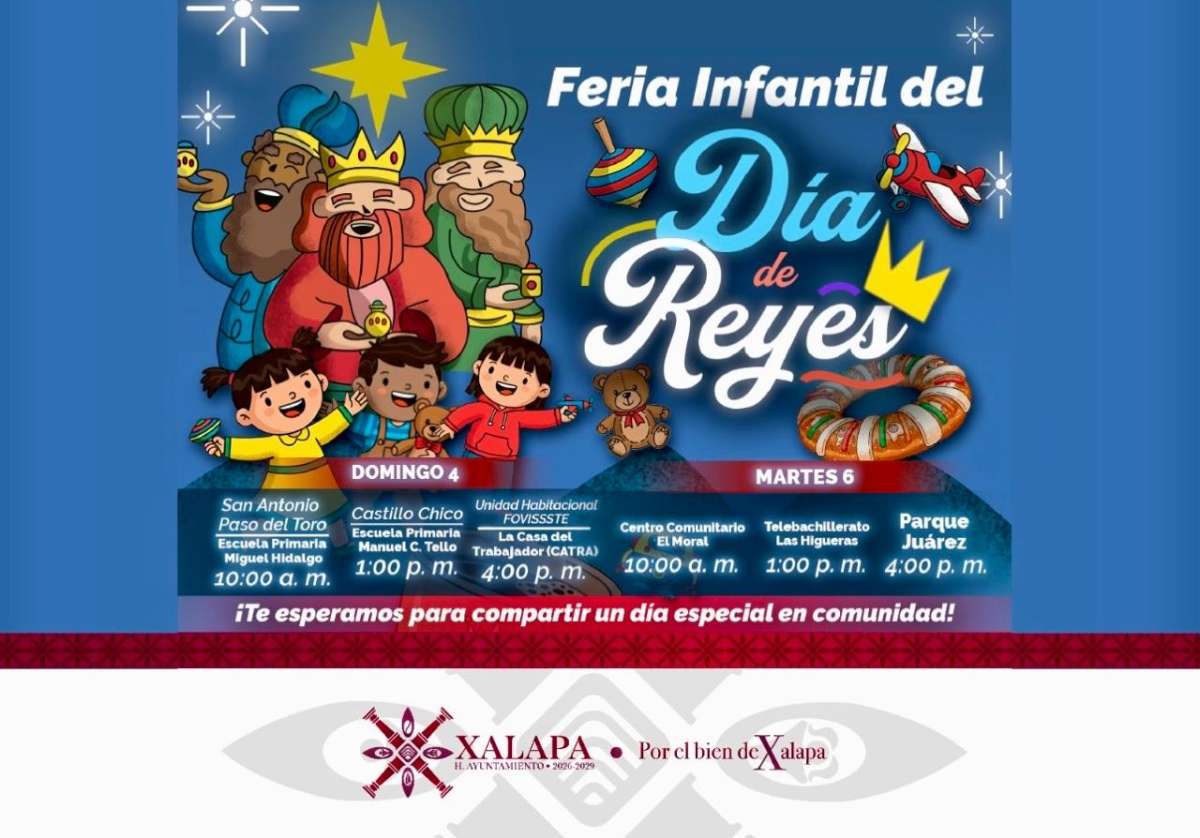 Este 4 y 6 de enero se invita al Festival Infantil del Día de Reyes