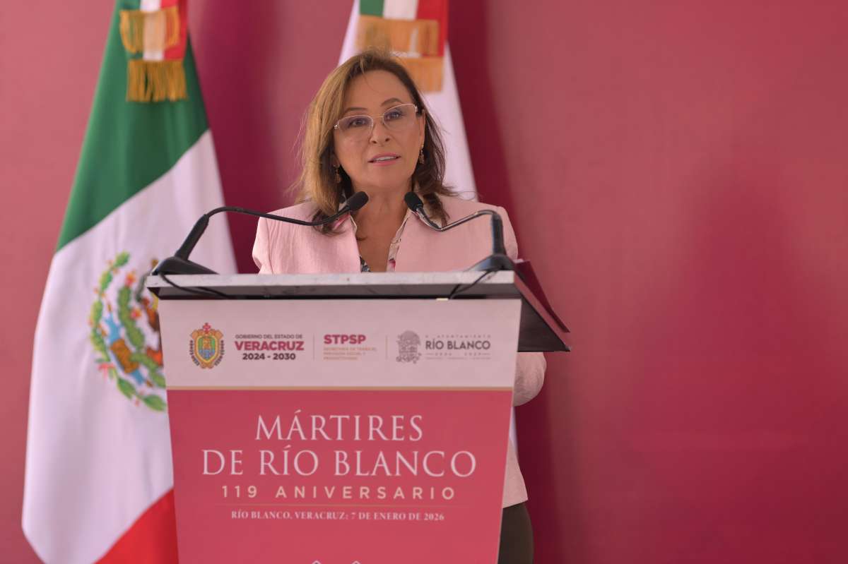 Defender los derechos laborales es el mejor homenaje a Río Blanco: Rocío Nahle   