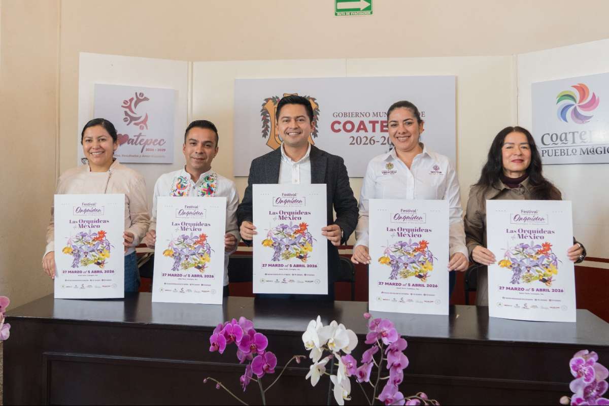 Coatepec consolida su liderazgo nacional con el anuncio del Festival Internacional de la Orquídea 2026   