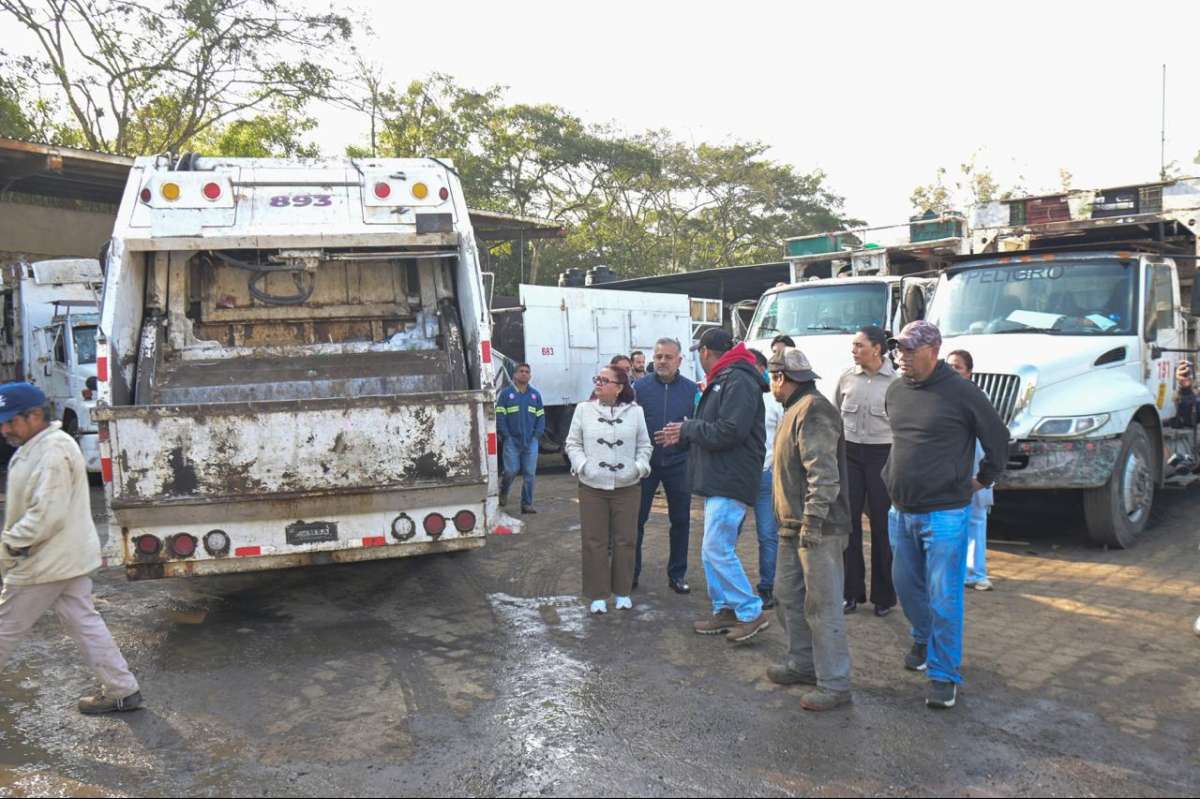 Autoridades municipales recorrieron instalaciones de Limpia Pública; es un área fundamental