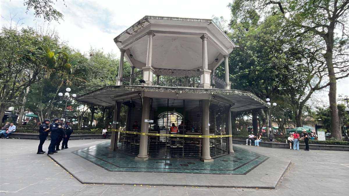 Kiosko del Parque Miguel Hidalgo entra en suspensión inmediata de actividades   