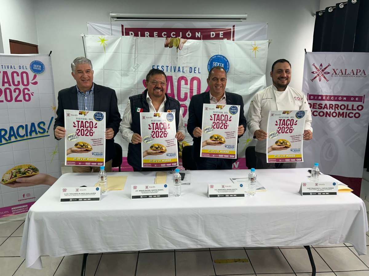 Festival del Taco en Xalapa en su sexta edición contará con más de 80 expositores