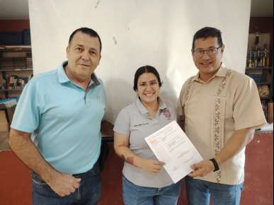 Jessica Pérez Cano, Delegada Sindical de la sección Dll 125 en la Escuela Secundaria Técnica 35 Pánuco