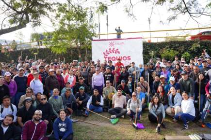 En el marco del Día Mundial del Agua, Ayuntamiento de Xalapa realiza Tequio en la Laguna de Casa Blanca
