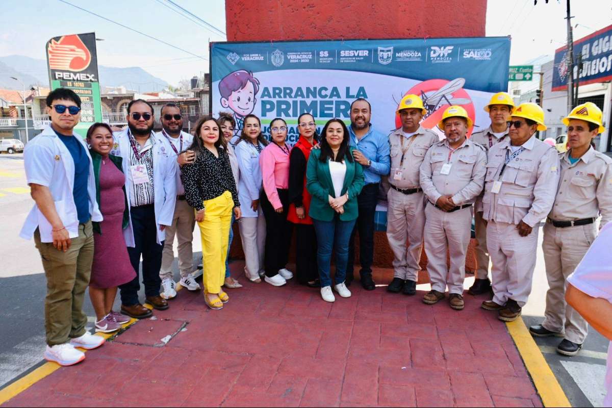 Arranca en Camerino Z. Mendoza la Primera Jornada Nacional de Lucha contra el Chikungunya y Dengue