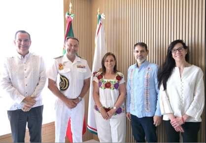 Gobernadora Rocío Nahle se reúne con embajador de España