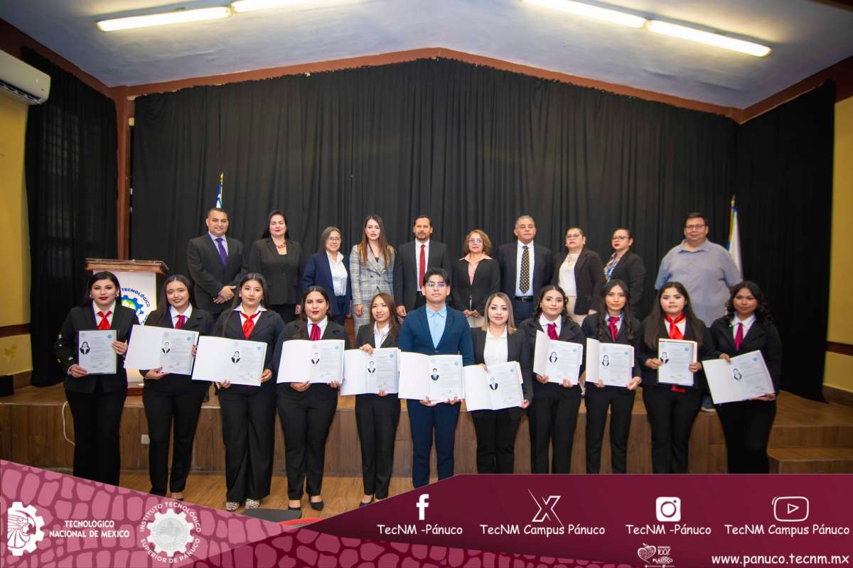 Recibieron su Título de Contador Público, Egresados del TecNM Campus Pánuco