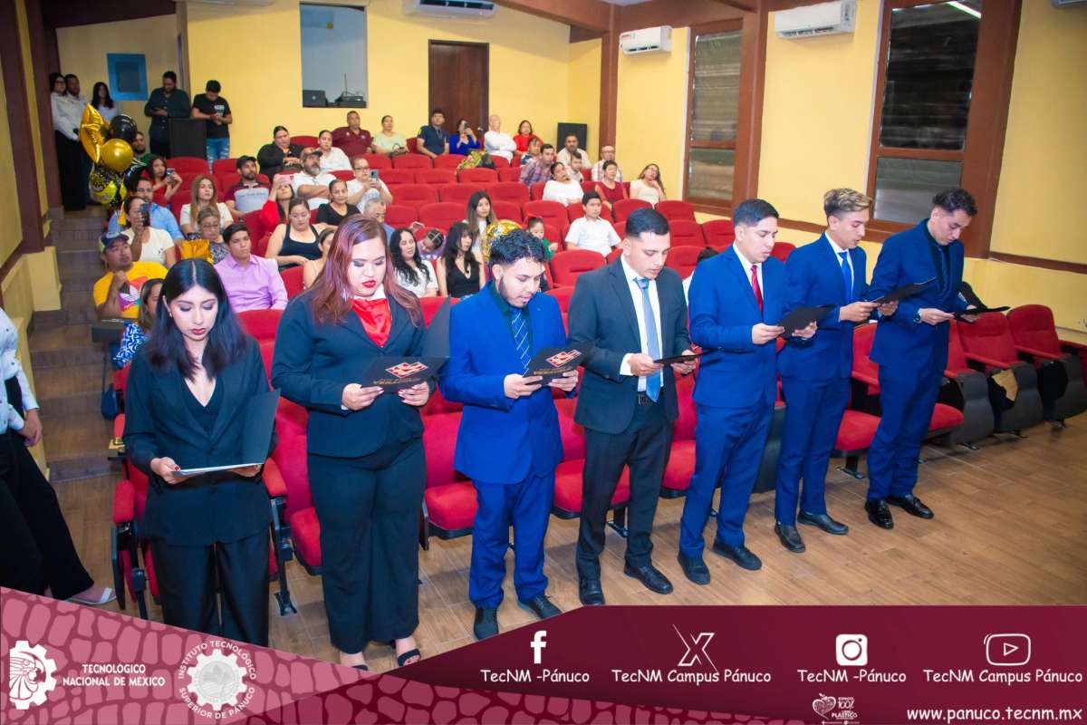 Egresados de Ingeniería Petrolera Concluyen su formación profesional en el TecNM Campus Pánuco