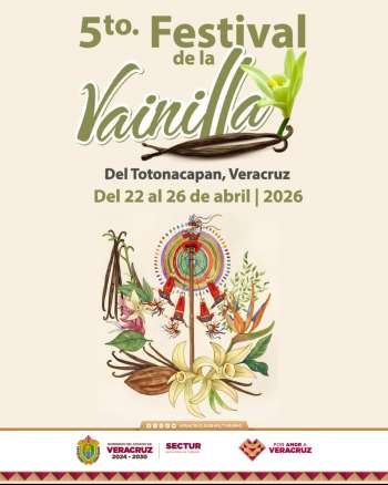 Festival de la Vainilla recorrerá el Totonacapan del 22 al 26 de abril   
