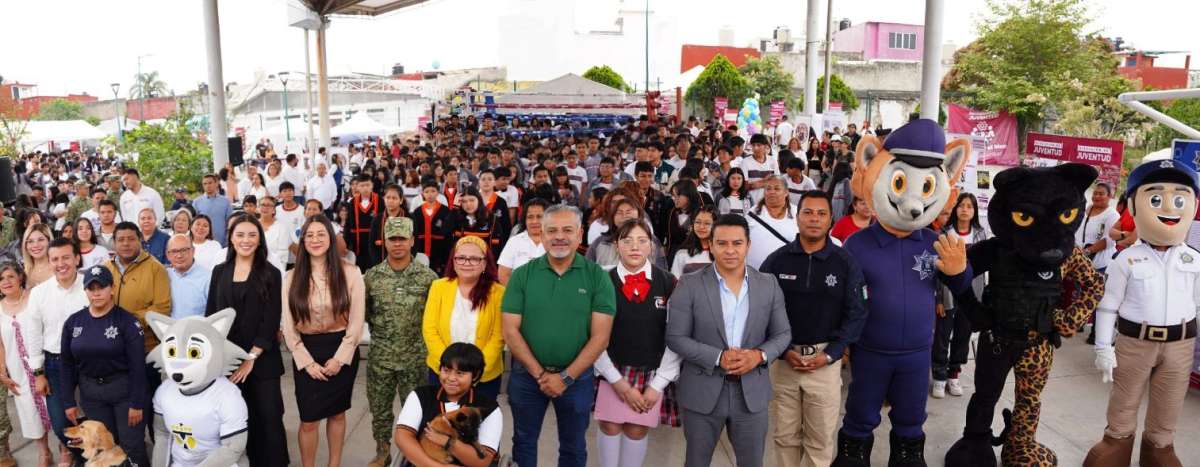 En colaboración con la SSP, todo un éxito el Festival Vive Seguro Xalapa en El Moral