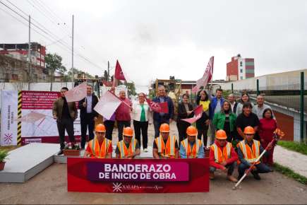 Cumple Daniela Griego a Xalapa, dio banderazo de inicio a múltiples trabajos de pavimentación