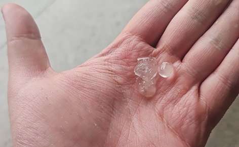 Reportan caída de granizo en la región de Xalapa