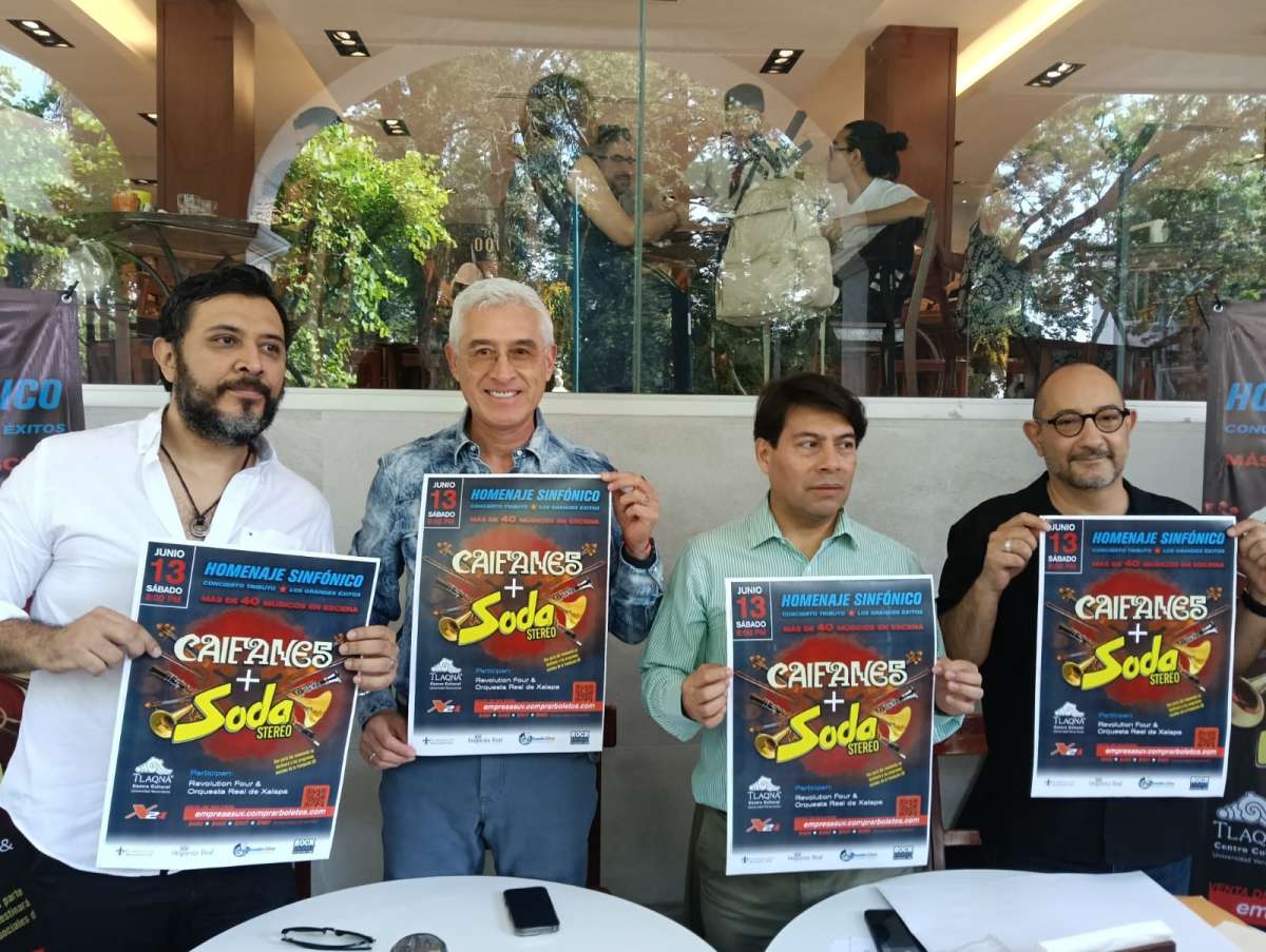 Fundación UV realizará Concierto Homenaje Sinfónico Caifanes + Soda Stereo en la Sala Tlaqná Centro Cultural el 13 de junio