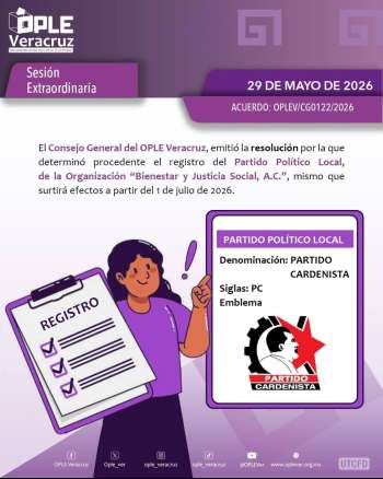 Se suman dos nuevos Partidos Políticos Locales a la herradura de la democracia en Veracruz