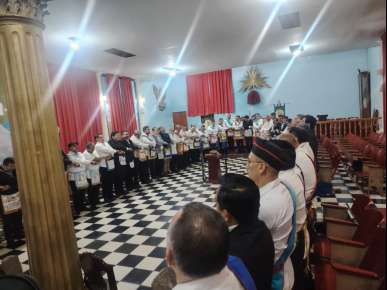 Celebran un siglo de existencia masónica de la Logia Simbólica Fraternidad del VI Distrito de Xalapa