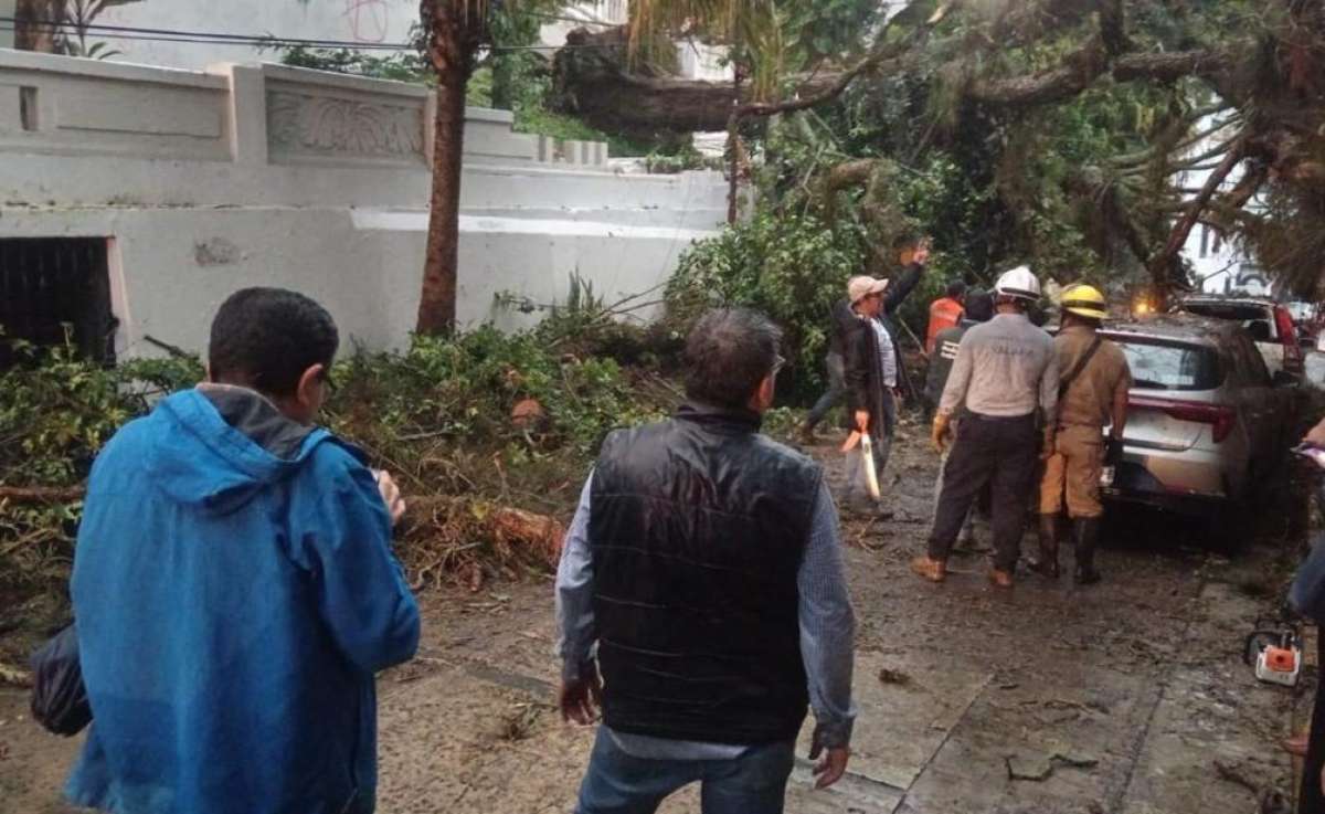 Lluvias dejan afectaciones en 13 municipios de Veracruz