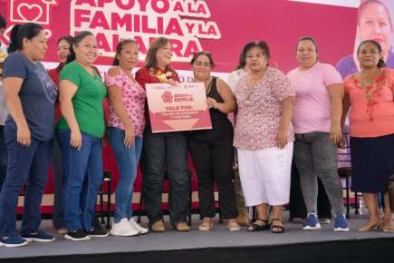 El norte llega hasta Pánuco; lleva Gobernadora Rocío Nahle 4 mil apoyos a 8 municipios de la Huasteca