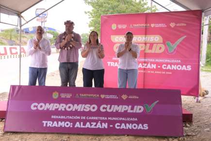 Cumplen Claudia Sheinbaum y Rocío Nahle compromiso con la carretera federal 127   