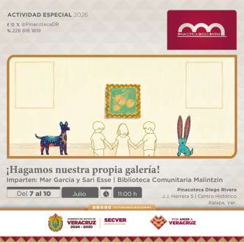 Invita SECVER al público infantil a crear su propia galería artística   