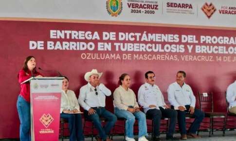 Con barrido sanitario, certificada la competitividad de la ganadería veracruzana: Gobernadora   