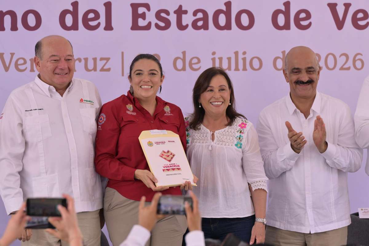 Con respaldo de Pemex, Veracruz amplía su capacidad de respuesta ante emergencias: Rocío Nahle   