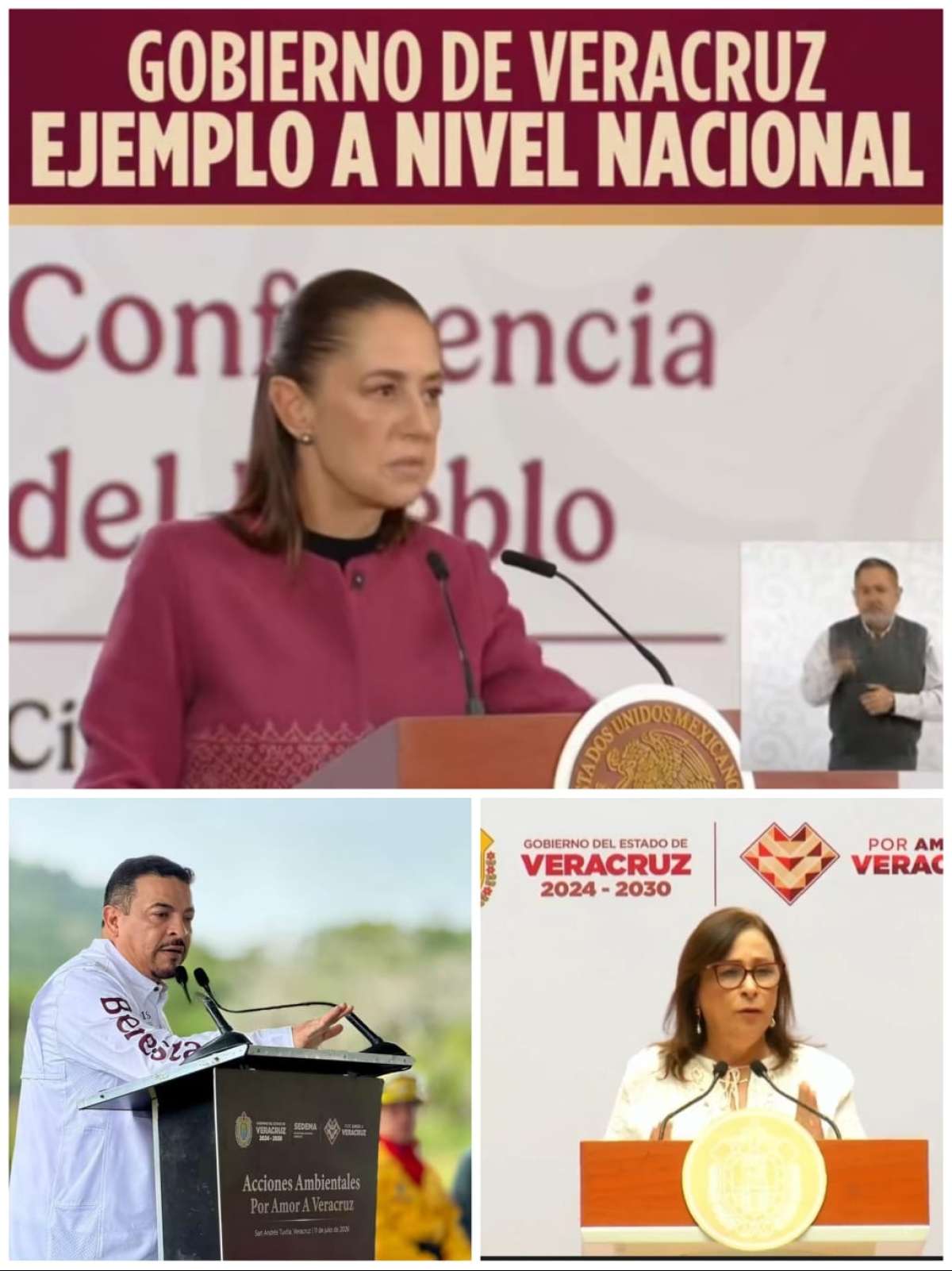 Veracruz en La Mañanera.