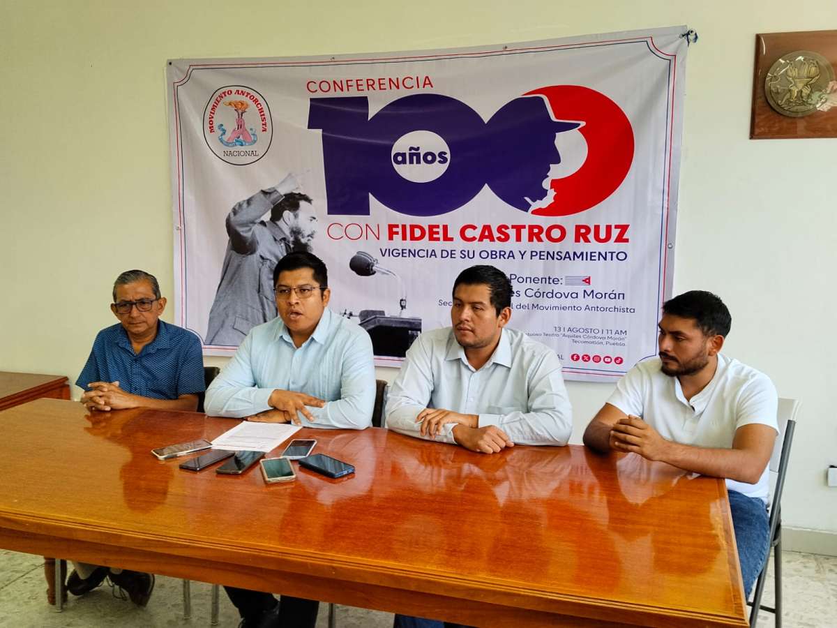 Movimiento Antorchista realizará la Semana de Fidel para recordar el C Aniversario del natalicio del expresidente de Cuba