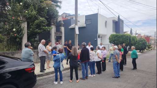 Vecinos de Indeco Ánimas en Xalapa rechazan obras de CMAS en la calle Silvestre Revueltas