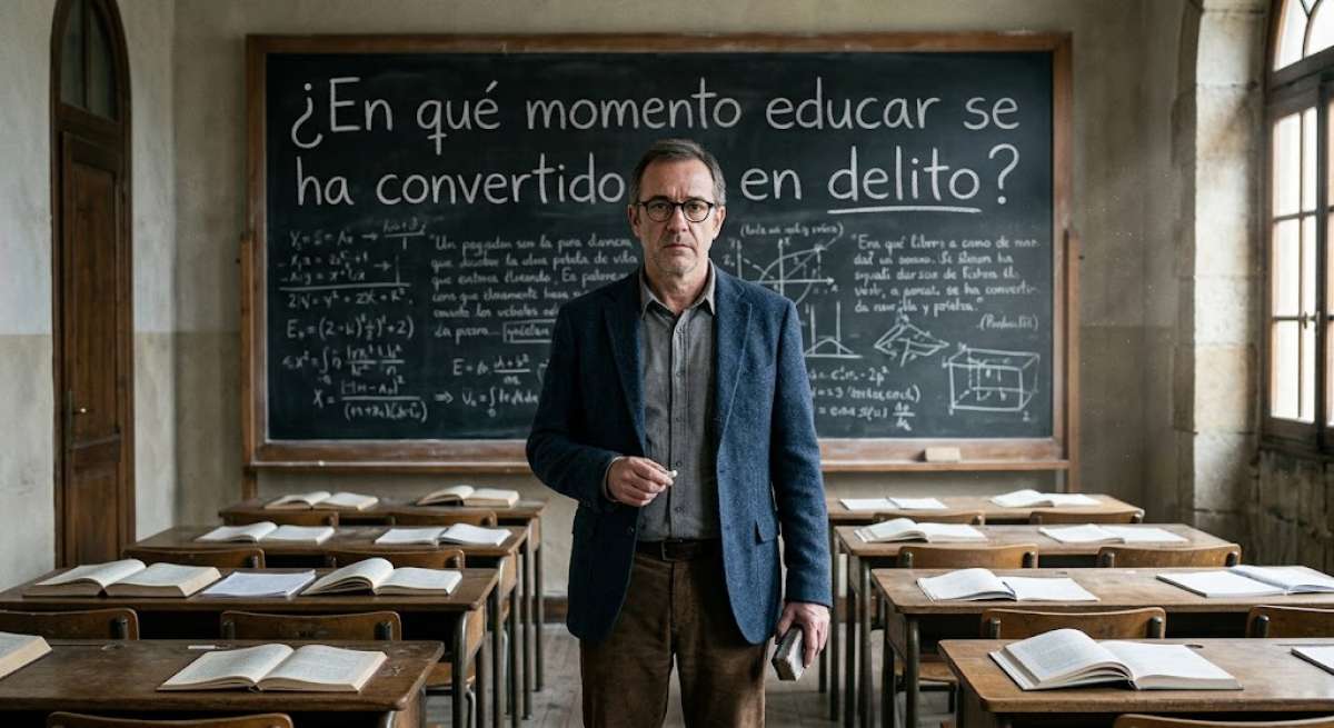 ¿En qué momento educar se ha convertido en delito?