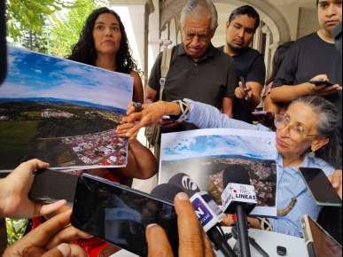 Coatepecanos exigen la suspensión de construcción de viviendas en la localidad de Campo Viejo, ponen en riesgo zona arqueológica