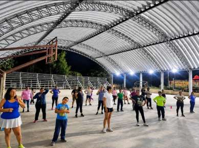 La Concepción, municipio de Jilotepec, busca romper el récord estatal de activación física colectiva