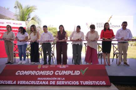 Compromiso cumplido: Rocío Nahle inaugura Escuela Veracruzana de Servicios Turísticos   