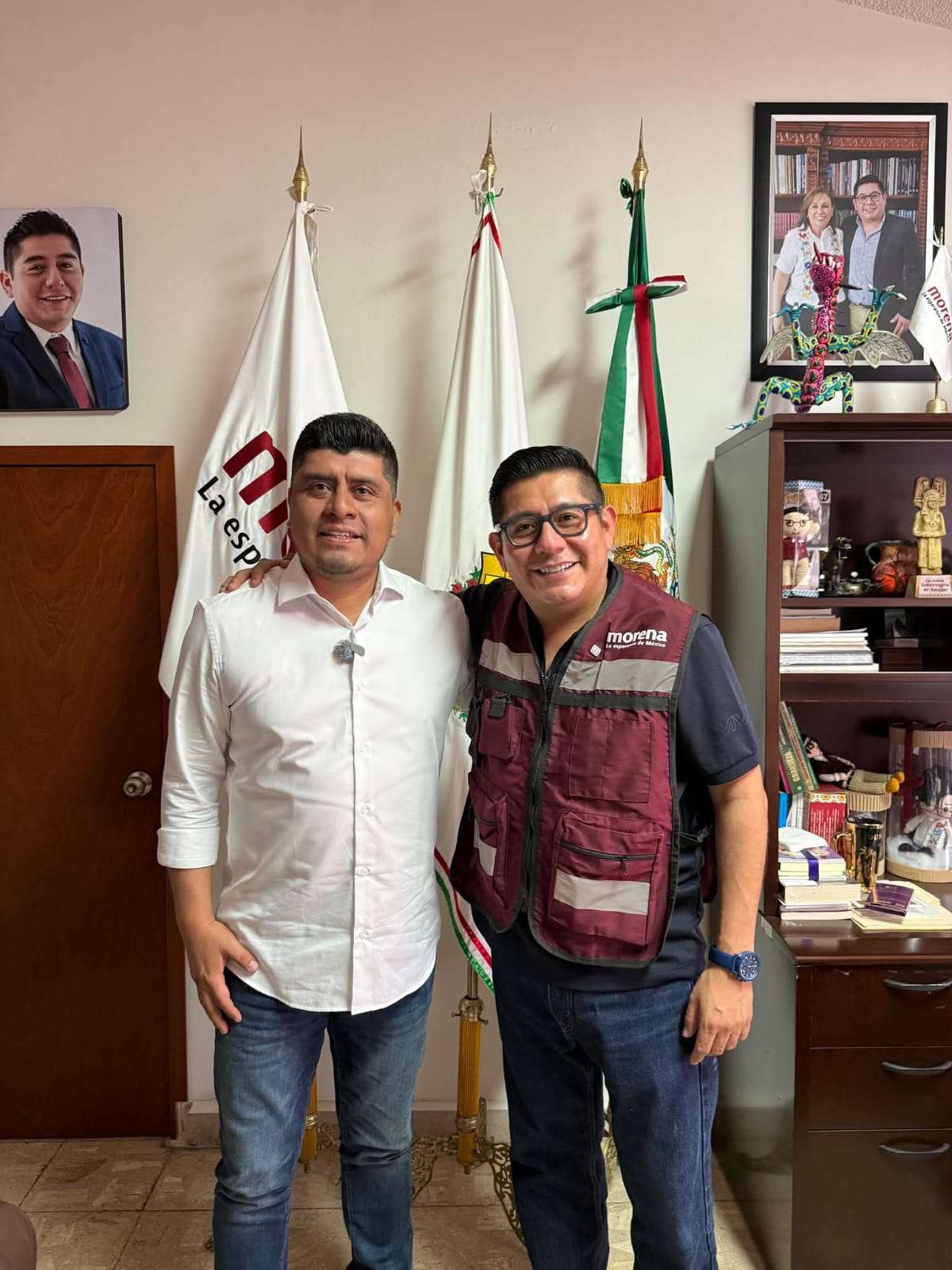 Juan Martin González Gumecindo, alcalde de Juchique de Ferrer, postulado por el PAN, se suma a Morena