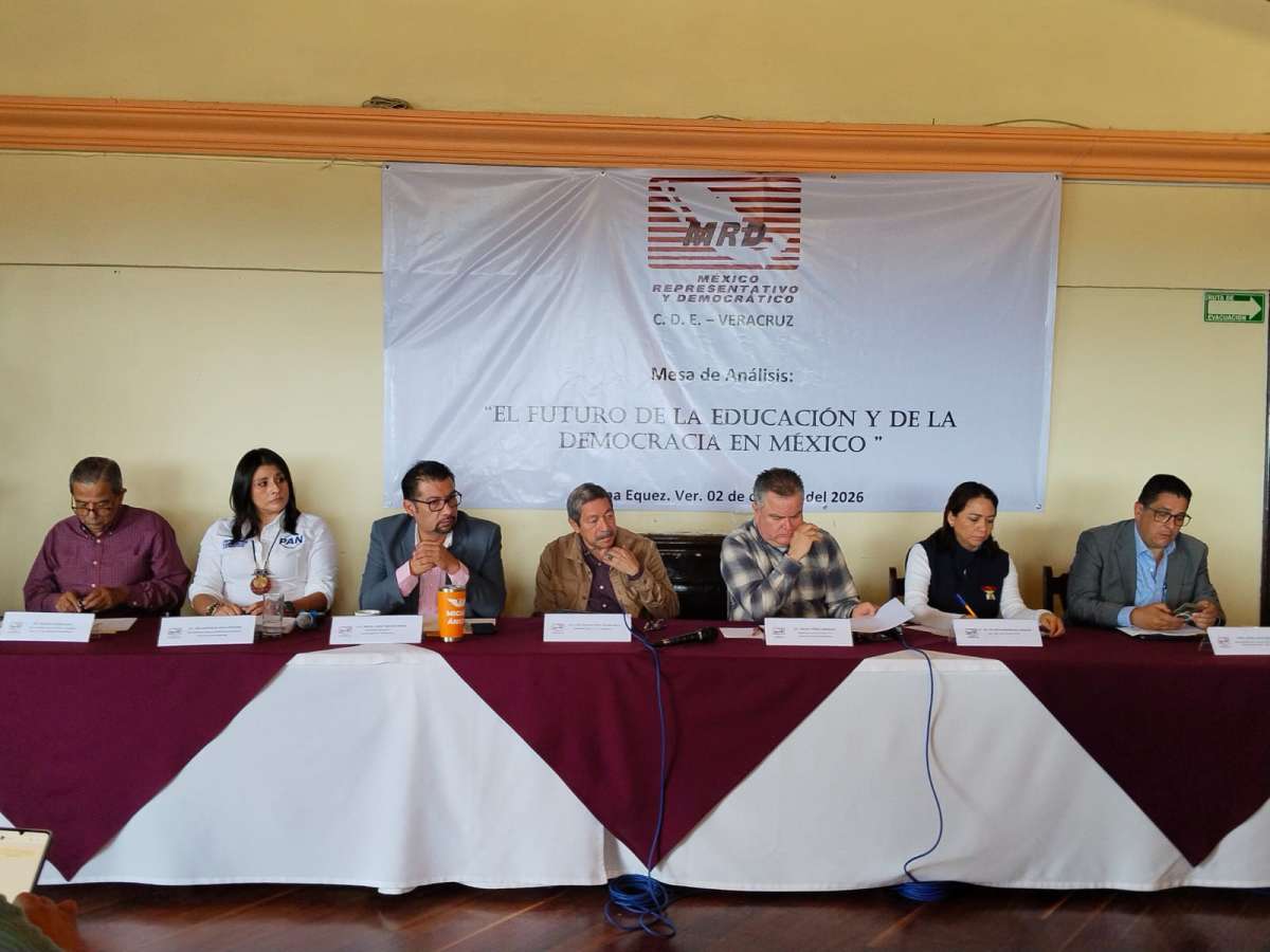 Organiza MRD mesa de análisis El Futuro de la Educación y de la Democracia en México