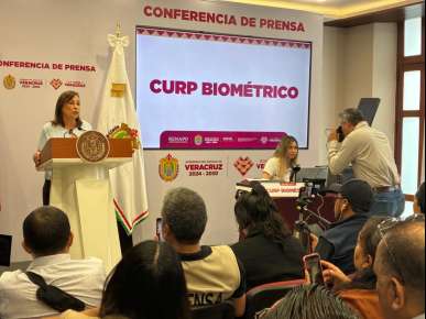 Para hacer frente en digitalización y CURP Biométrico, ahora Veracruz cuenta con 45 nuevos equipos