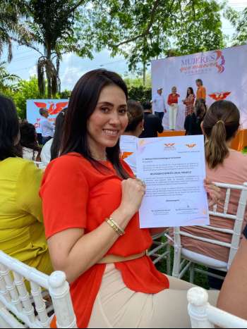 Melissa Elianne Rodríguez, Recibió Nombramiento Como Coordinadora de Mujeres del Distrito 01 de MC