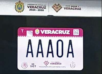 En 2027 reemplacamiento para unidades con placas de 2022 a 2019 o anteriores