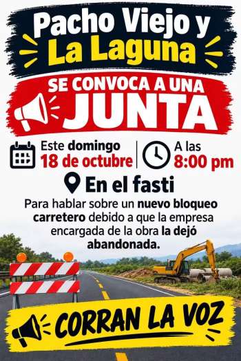 Habitantes de La Laguna y Pacho Viejo amenazan con bloquear el bulevar Xalapa-Coatepec